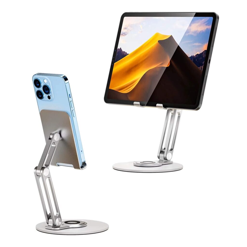360 rotating phone holder phone and pad