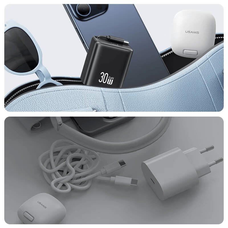 Compact travel charger adapter 30w charger