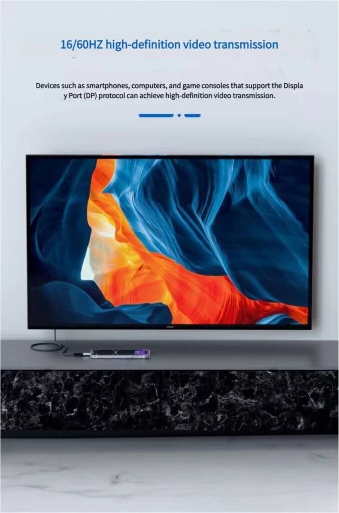 TYPEC cable USB 5.0 video transmission