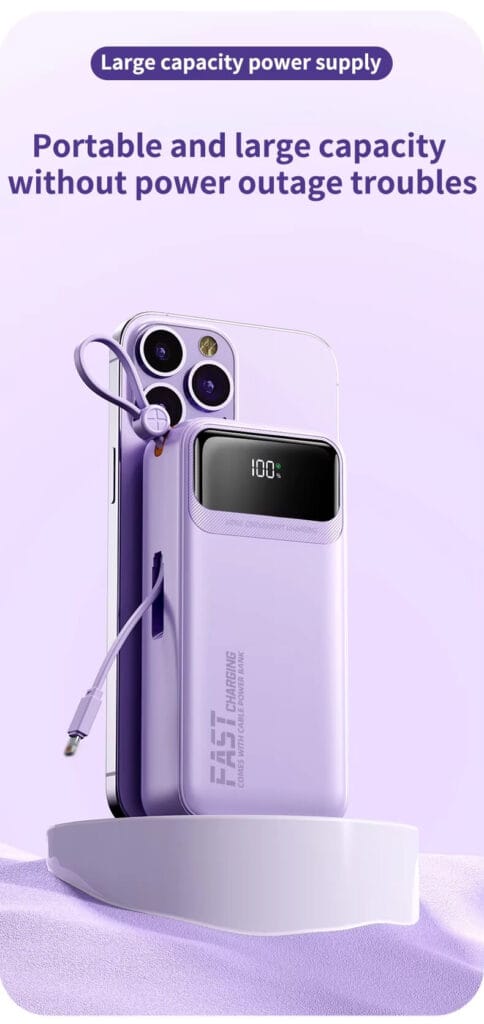 large capacity power bank 30000mah Large capacity power supply