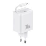 travel charger adapter 30w charger white